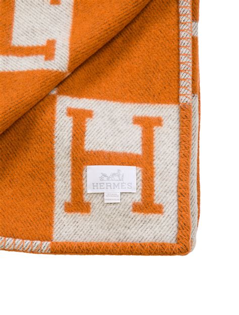 hermes avalon orange blanket|hermes avalon blanket coco chamomile.